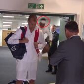 El golpe de Rafa Nadal en Wimbledon