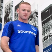 Wayne Rooney con la camiseta del Everton Wayne Rooney con la camiseta del Everton