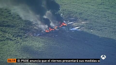 Un avi&oacute;n militar se estrella en Mississippi, EEUU