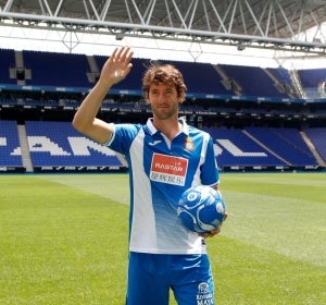 Esteban Granero presentado con el RCD Espanyol Esteban Granero presentado con el RCD Espanyol