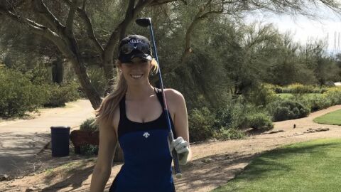 La golfista Paige Reene, en una fotograf&iacute;a subida a su Instagram