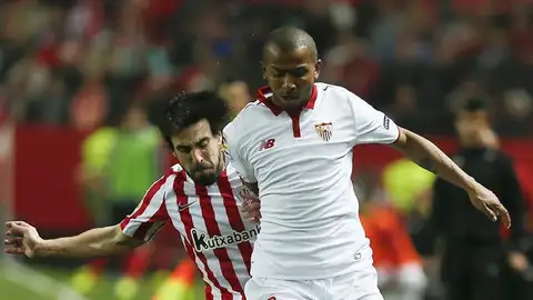 Mariano Ferreira en un partido con el Sevilla CF Mariano Ferreira, en un partido con el Sevilla CF