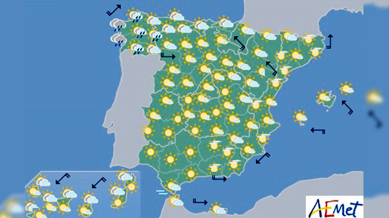 Este miércoles descienden las temperaturas, muy notable en el Cantábrico Este miércoles descienden las temperaturas, muy notable en el Cantábrico
