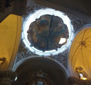 Subida del cielo del Misteri d'Elx a la cúpula de la Basílica de Santa María Subida del cielo del Misteri d'Elx a la cúpula de la Basílica de Santa María