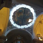 Subida del cielo del Misteri d'Elx a la cúpula de la Basílica de Santa María Subida del cielo del Misteri d'Elx a la cúpula de la Basílica de Santa María