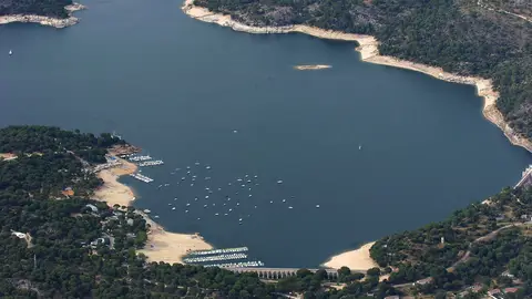 Pantano de San Juan, en Madrid Pantano de San Juan, en Madrid