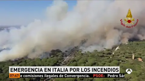 Muere un hombre en Italia intentando escapar de un incendio Muere un hombre en Italia intentando escapar de un incendio