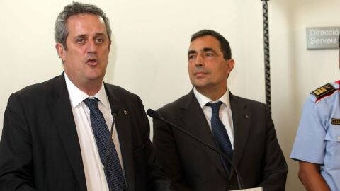 Joaquim Forn y Pere Soler, durante su encuentro