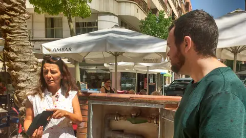 Antonio García, concejal de Parques y Jardines del Ayuntamiento de Elche, ha presentado el nuevo sistema de riego automatizado Antonio García, concejal de Parques y Jardines del Ayuntamiento de Elche, ha presentado el nuevo sistema de riego automatizado