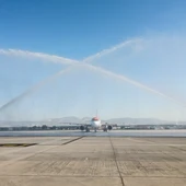 Llegada del primer vuelo procedente de Mánchester al Aeropuerto FGL Granada-Jaén Llegada del primer vuelo procedente de Mánchester al Aeropuerto FGL Granada-Jaén