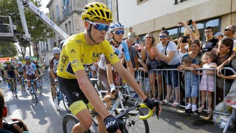 El ciclista Christopher Froome