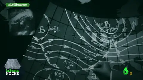 Antiguo mapa del tiempo en la televisión Antiguo mapa del tiempo en la televisión