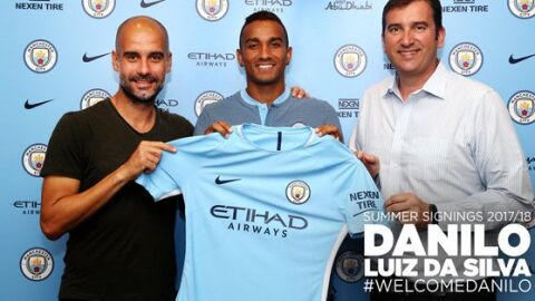 Danilo, con Guardiola
