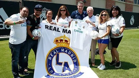 La peña del Real Madrid en Los Ángeles La peña del Real Madrid en Los Ángeles