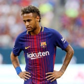 Neymar, con el Barcelona