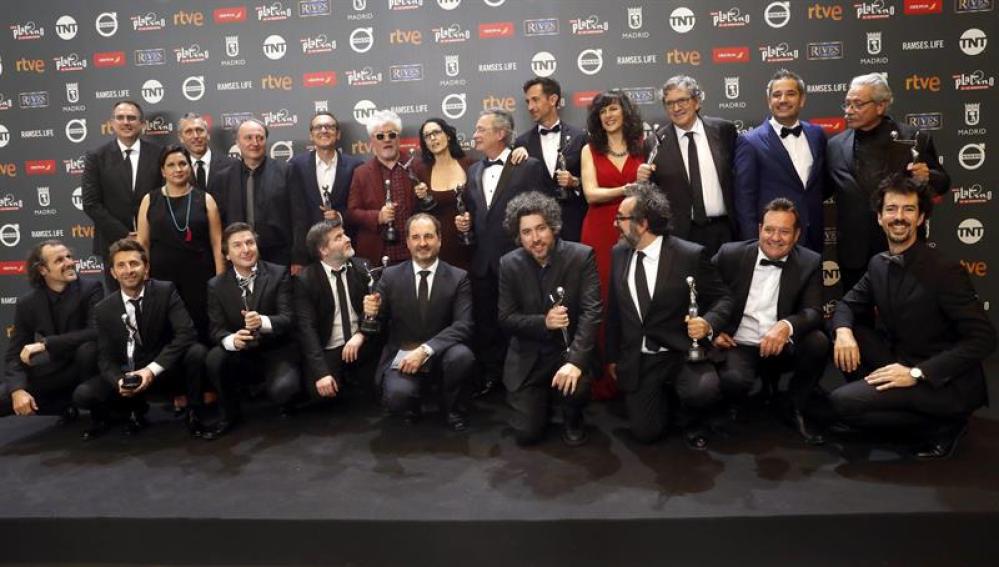  Los galardonados con los Premios Platino del Cine Iberoamericano