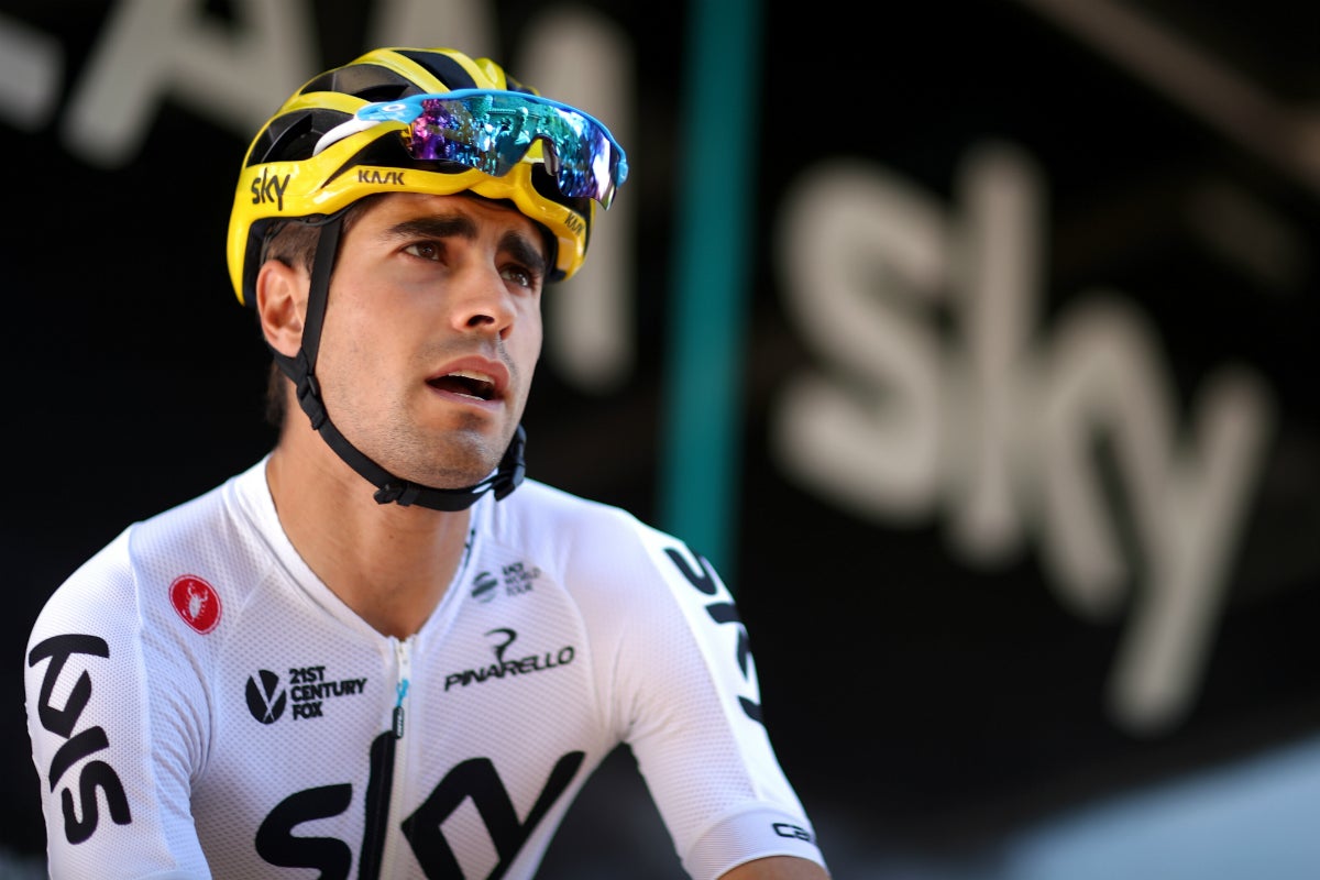 Mikel Landa: "Me he divertido mucho en la primera carrera, ha sido un debut muy bonito" Mikel Landa: "Me he divertido mucho en la primera carrera, ha sido un debut muy bonito"