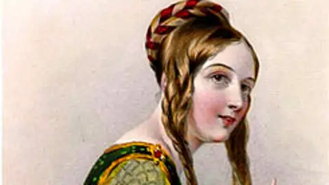 Retrato de Leonor de Aquitania Retrato de Leonor de Aquitania