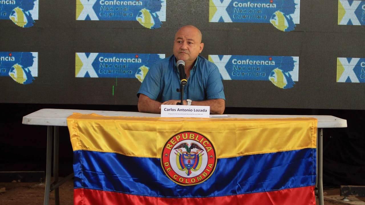 Julián Gallo, alias "Carlos Antonio Lozada", miembro del Estado Mayor de las Fuerzas Armadas Revolucionarias de Colombia (FARC)