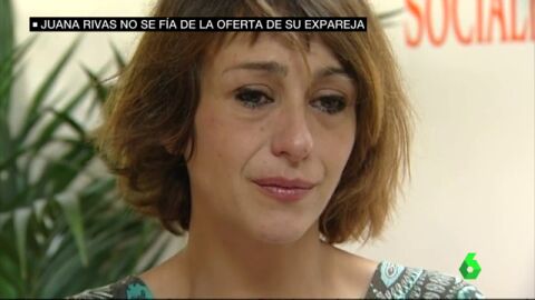 Juana Rivas no se f&iacute;a de la oferta de su expareja. 