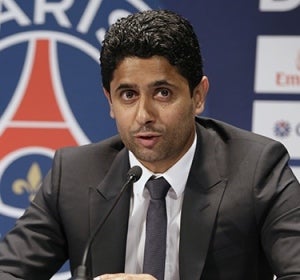 El presidente del PSG, Nasser Al Khelaifi El presidente del PSG, Nasser Al Khelaifi