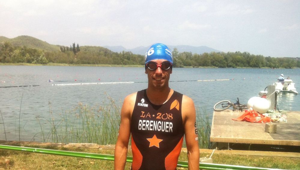 Alejandro Berenguer, en el campeonato de España de Triatlón y Acuatlón