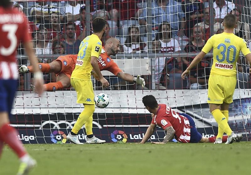 Las paradas de Oblak y los goles de Torres y Vietto guían al Atlético a la final de la Copa Audi Las paradas de Oblak y los goles de Torres y Vietto guían al Atlético a la final de la Copa Audi