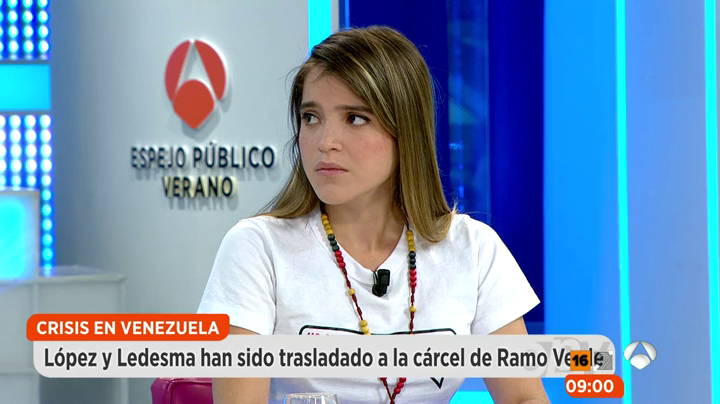 Antonieta Ledezma: "Sigue siendo un secuestro. Llevo 24 horas sin saber nada de mi padre" Antonieta Ledezma: "Sigue siendo un secuestro. Llevo 24 horas sin saber nada de mi padre"