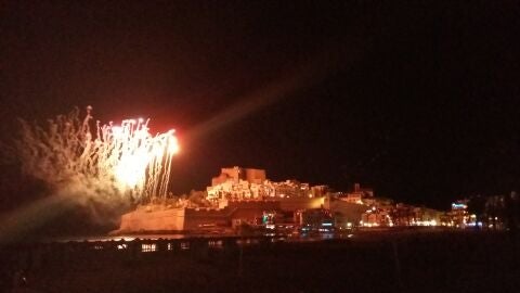 El Piromusical del Festival de M&uacute;sica Antigua y Barroca de Pe&ntilde;&iacute;scola.