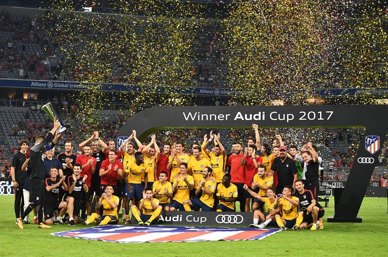 El Atlético logra un triunfo práctico ante el Liverpool y se lleva la Copa Audi El Atlético logra un triunfo práctico ante el Liverpool y se lleva la Copa Audi