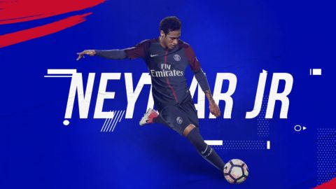 Neymar, con los colores del PSG