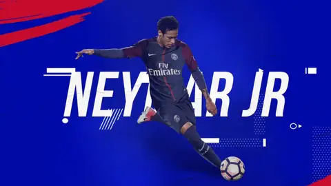 Neymar, con los colores del PSG Neymar, con los colores del PSG