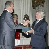 El Rey Juan Carlos con Ángel Nieto El Rey Juan Carlos con Ángel Nieto