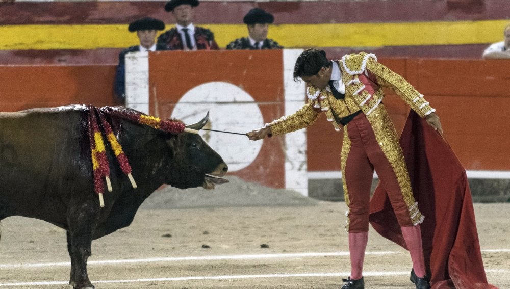 Francisco Rivera Paquirri durante la corrida de toros de Palma