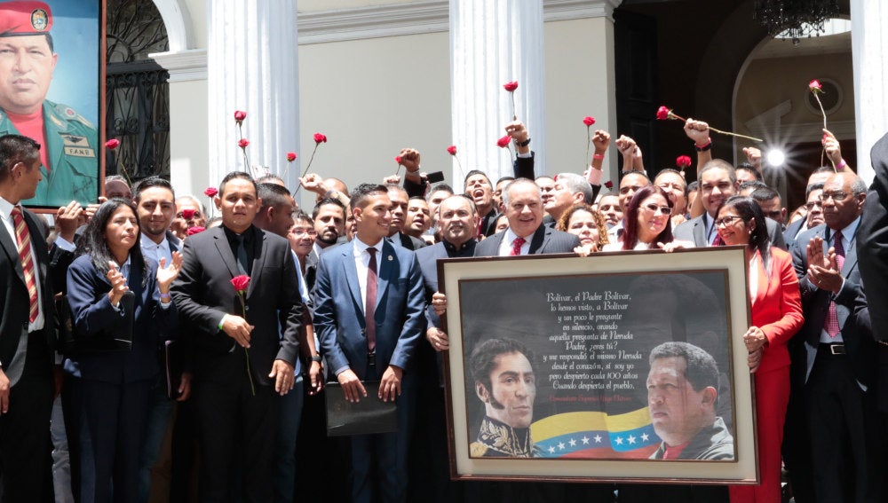 Chavistas marchan para apoyar instalación de la Asamblea Constituyente