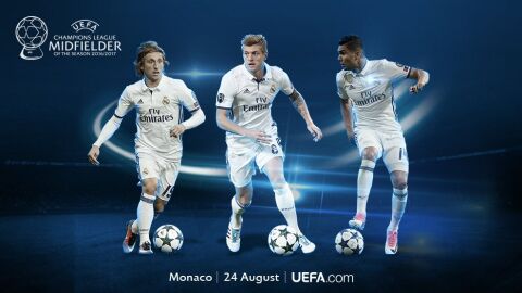 Candidatos a mejor centrocampista del a&ntilde;o