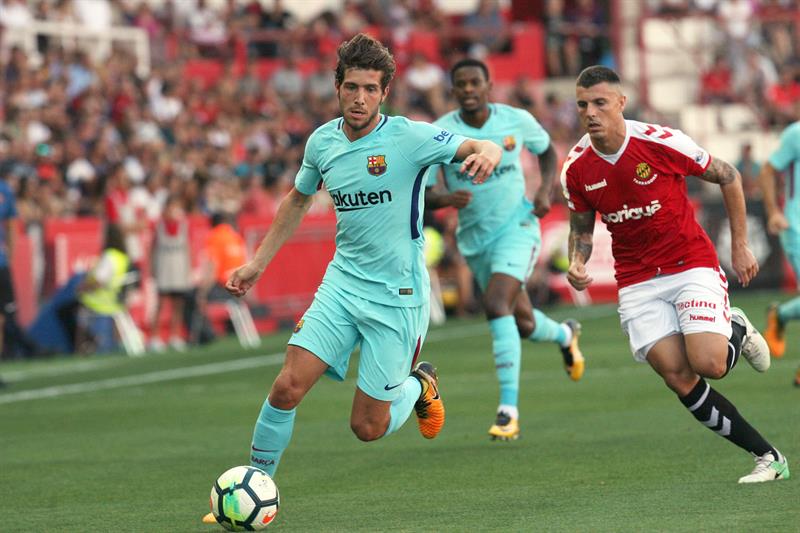 Un Barcelona 'post-Neymar' y sin estrellas empata contra el Nàstic en el Nou Estadi Un Barcelona 'post-Neymar' y sin estrellas empata contra el Nàstic en el Nou Estadi