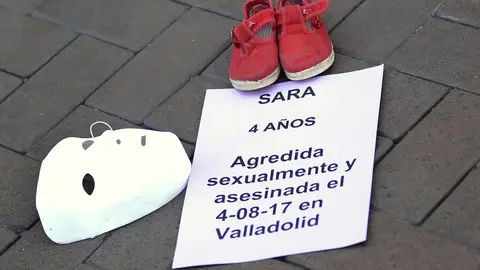 Concentración celebrada en Valladolid por la niña Sara de 4 años Concentración celebrada en Valladolid por la niña Sara de 4 años