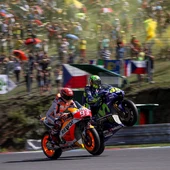 Marc Márquez y Valentino Rossi Marc Márquez y Valentino Rossi