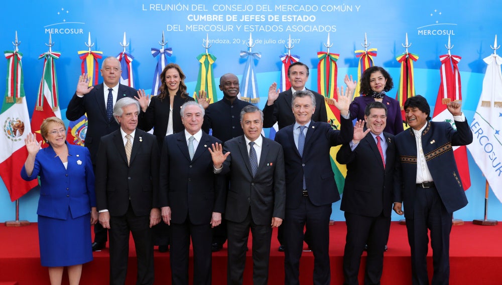 l Mercosur suspende a Venezuela de manera indefinida por violar el orden constitucional