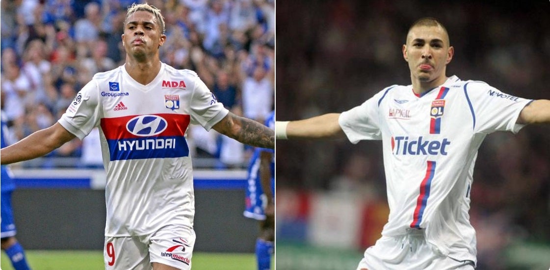 El doblete de Mariano en su debut con el Lyon inicia las comparaciones con Benzema El doblete de Mariano en su debut con el Lyon inicia las comparaciones con Benzema
