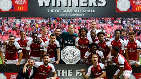 El Arsenal campe&oacute;n de la Community Shield