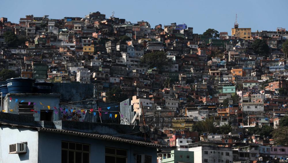 Vista general de la favela Rocinha el pasado 3 de agosto
