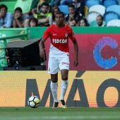 Mbappé durante un partido con el Mónaco