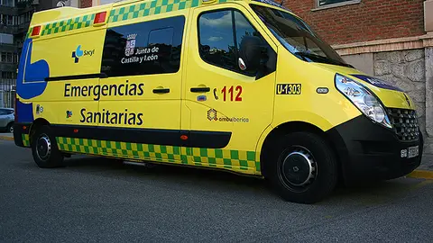 Ambulancia medicalizada de SACYL Ambulancia medicalizada de SACYL donde se transportó al menor fallecido