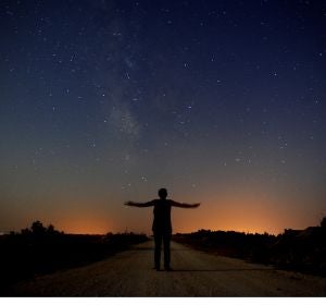 Las Perseidas desde la ciudad de Blandus en Usak, Turquía Las Perseidas desde la ciudad de Blandus en Usak, Turquía
