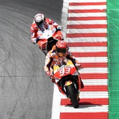 Uno de los adelantamientos de Márquez Uno de los adelantamientos de Márquez