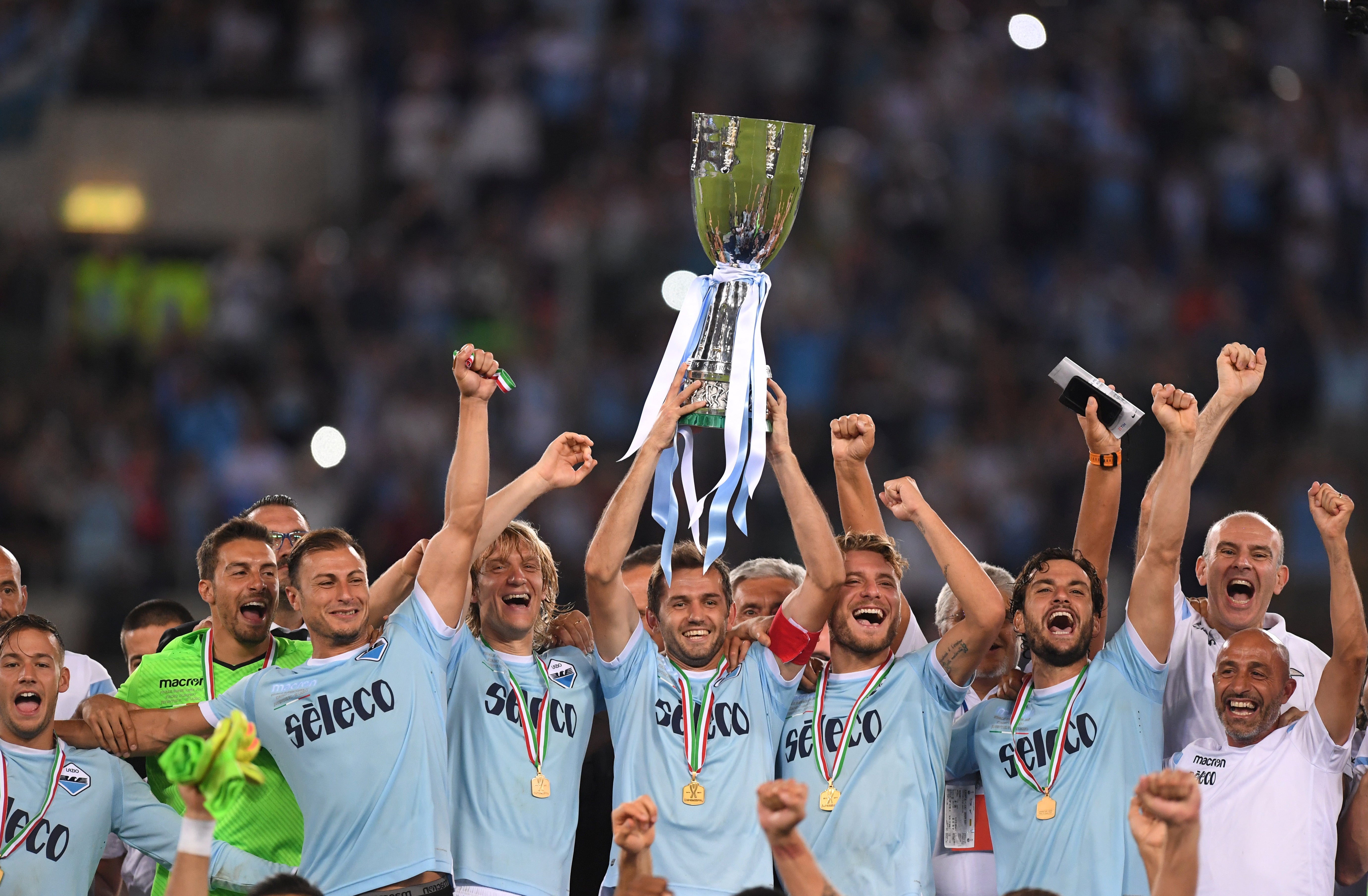 La Lazio conquista la Supercopa de Italia frente a la Juventus La Lazio conquista la Supercopa de Italia frente a la Juventus