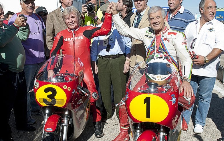 Giacomo Agostini: "Quería mucho a Ángel Nieto y él me quería, respetaba y se fijaba en mí" Giacomo Agostini: "Quería mucho a Ángel Nieto y él me quería, respetaba y se fijaba en mí"