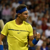 Rafa Nadal celebra un punto durante un partido Rafa Nadal celebra un punto durante un partido